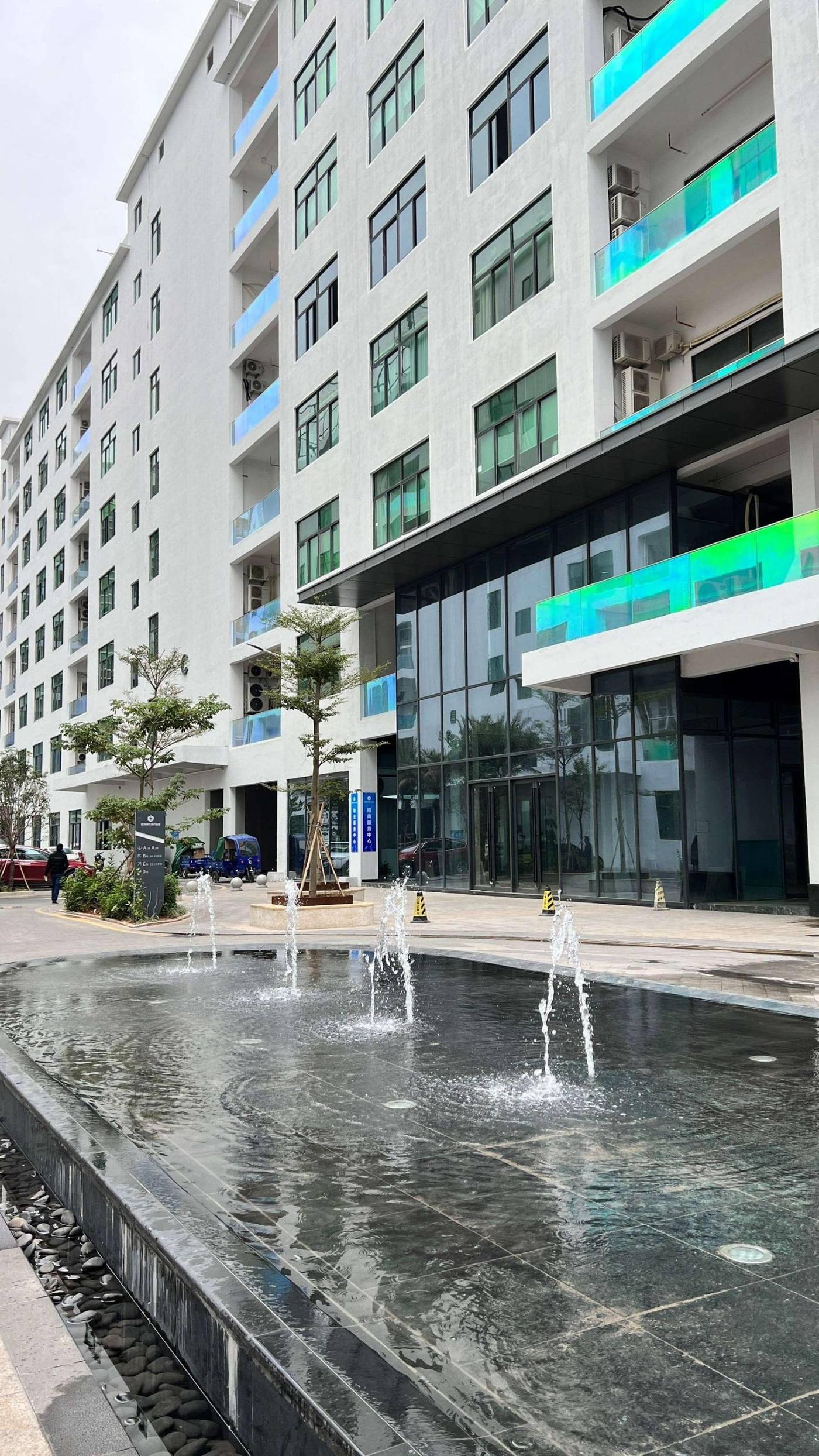 The Qianwan Key & Core Tech Park building in Bao'an, Shenzhen, where Hongrong's factory and head office are located